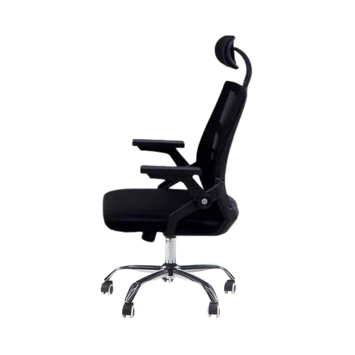 Kit 2 Cadeiras de Escritório Diretor Relax Ergonômica Preto