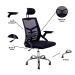 Kit 2 Cadeiras de Escritório Diretor Relax Ergonômica Preto