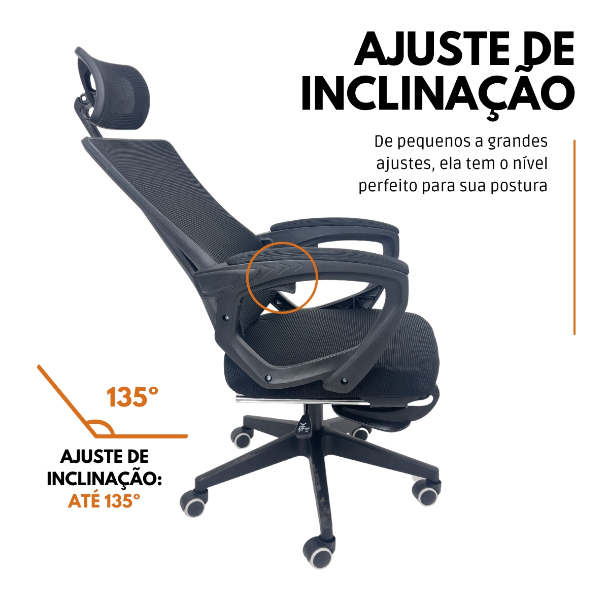 Kit 2 Cadeiras de Escritório Presidente Executiva Oficial Paris Preto