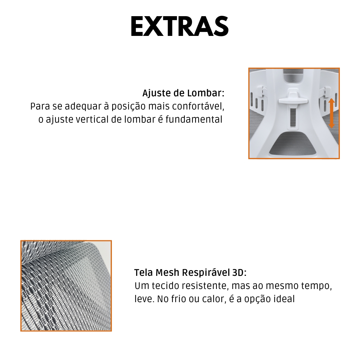 Kit 2 Cadeiras de Escritório Presidente Executiva Oficial Paris Preto