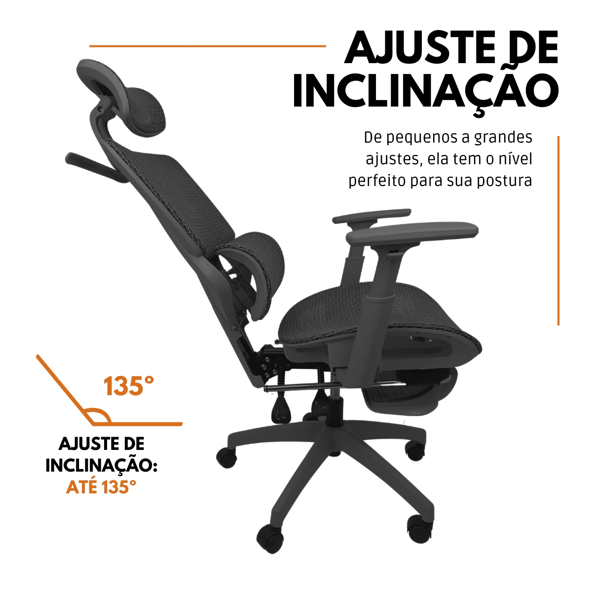 Kit 2 Cadeiras de Escritório Presidente Executiva Oficial Titan Preto