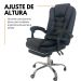 Kit 2 Cadeiras de Escritório Presidente Soft Ergonômica Apoio Para Pés Preto