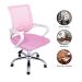 Kit 3 Cadeiras de Escritório Begonia Mesh Ergonômico Rosa