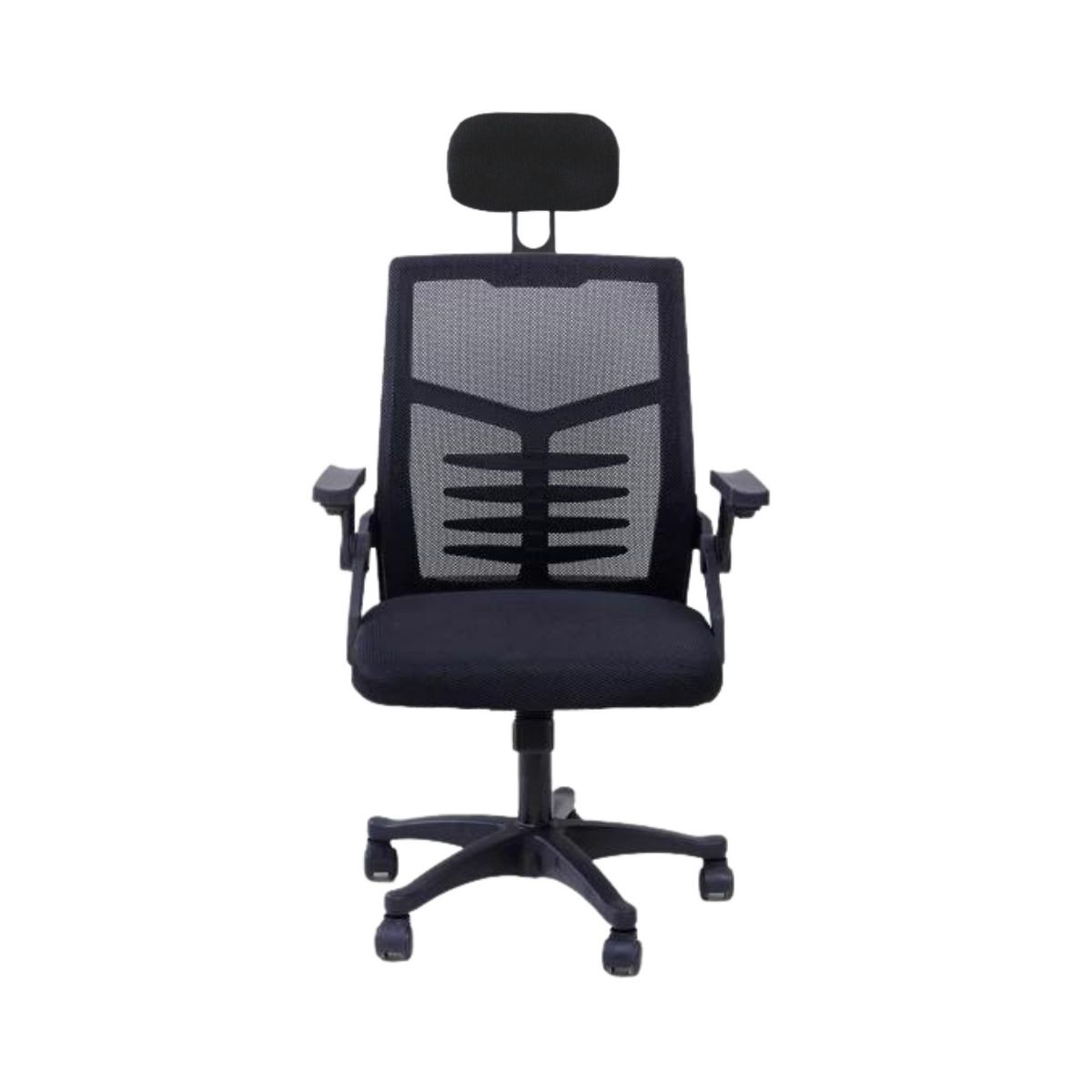 Kit 3 Cadeiras de Escritório Diretor Relax Ergonômica Preto
