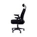 Kit 3 Cadeiras de Escritório Diretor Relax Ergonômica Preto