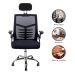 Kit 3 Cadeiras de Escritório Diretor Relax Ergonômica Preto