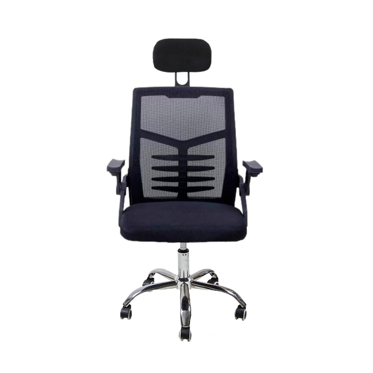 Kit 3 Cadeiras de Escritório Diretor Relax Ergonômica Preto