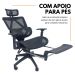Kit 3 Cadeiras de Escritório Presidente Executiva Oficial Titan Preto
