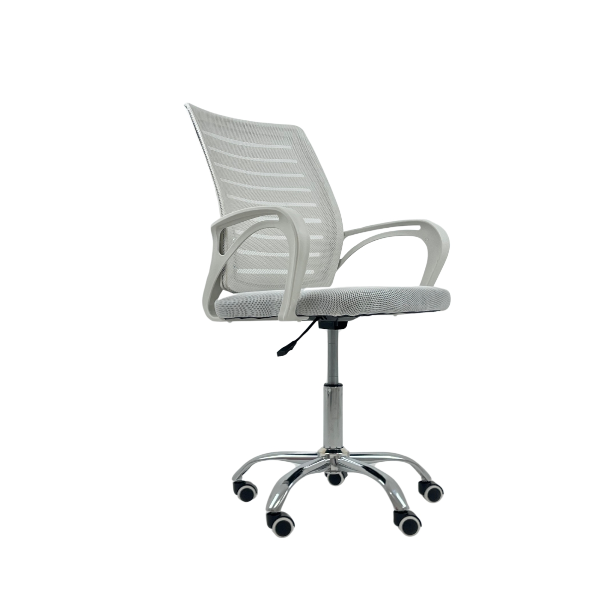 Kit 3 Cadeiras de Escritório Secretaria Diretor Roma Ergonômica - Branca