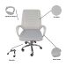 Kit 3 Cadeiras de Escritorio Esteirinha Tela Mesh Branco