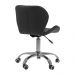 Kit 4 cadeiras Office Eiffel Slim Ajustável Base Giratória Preto
