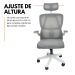 Kit 5 Cadeiras de Escritório Presidente Executiva Oficial Legacy Cinza