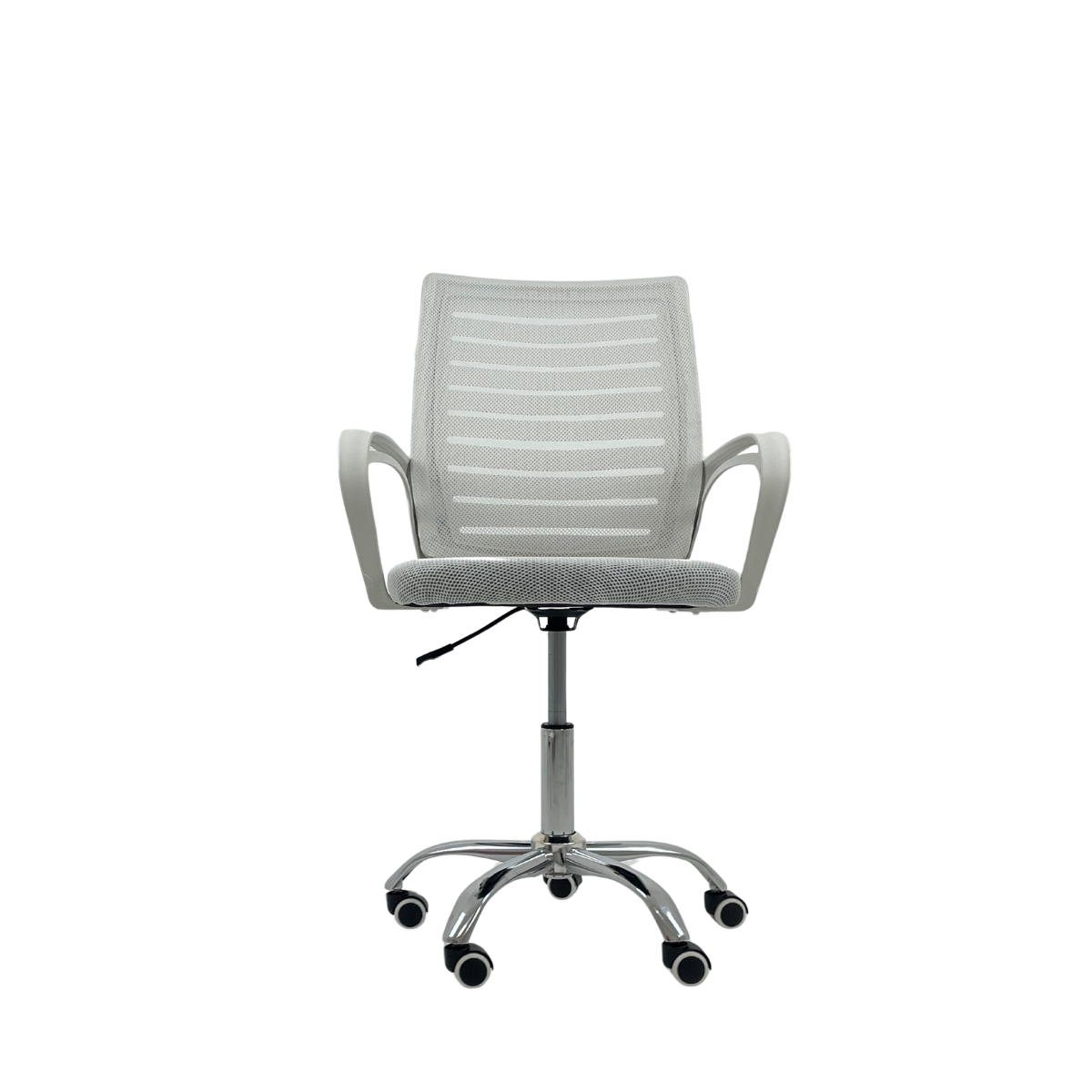 Kit 5 Cadeiras de Escritório Secretaria Diretor Roma Ergonômica - Branca