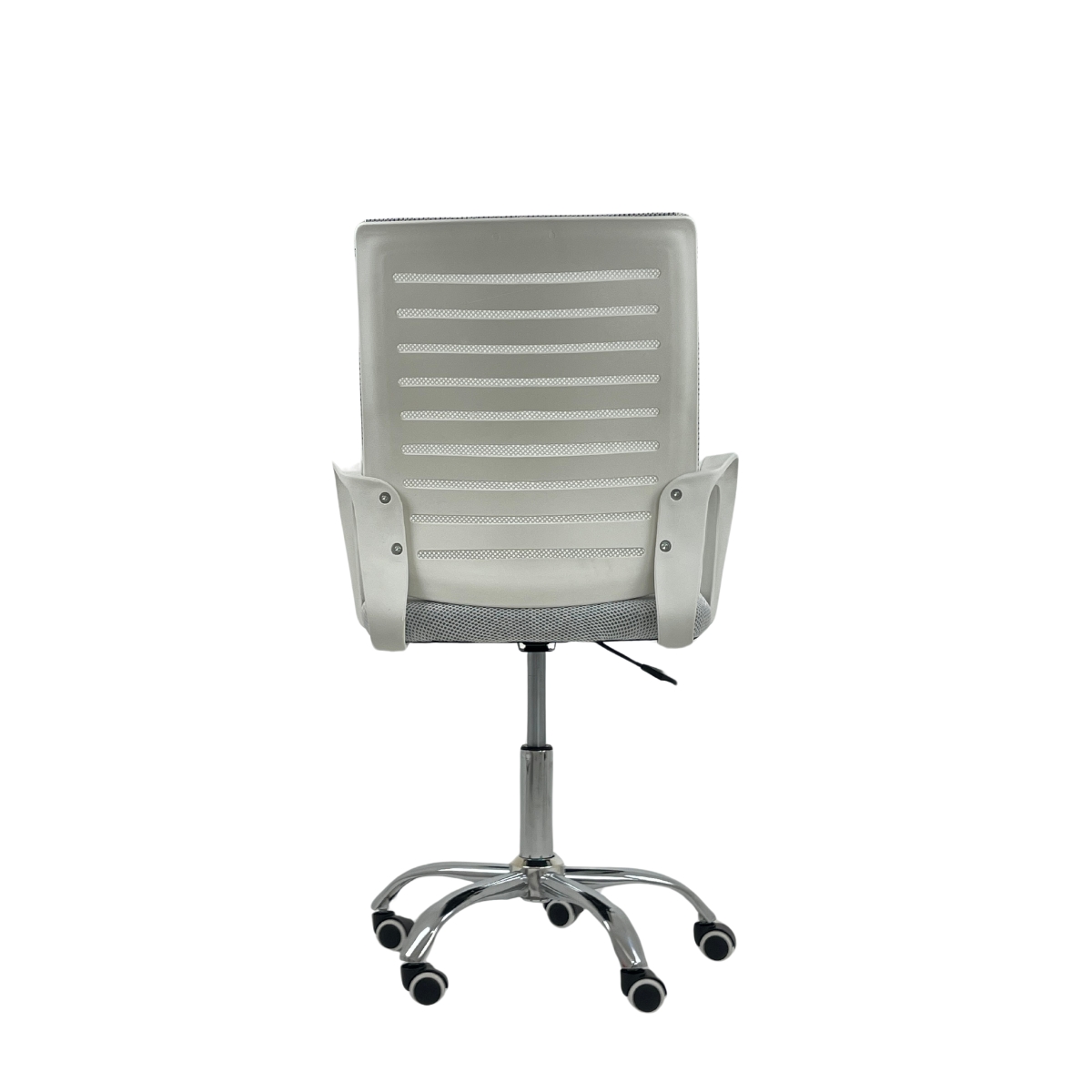 Kit 5 Cadeiras de Escritório Secretaria Diretor Roma Ergonômica - Branca