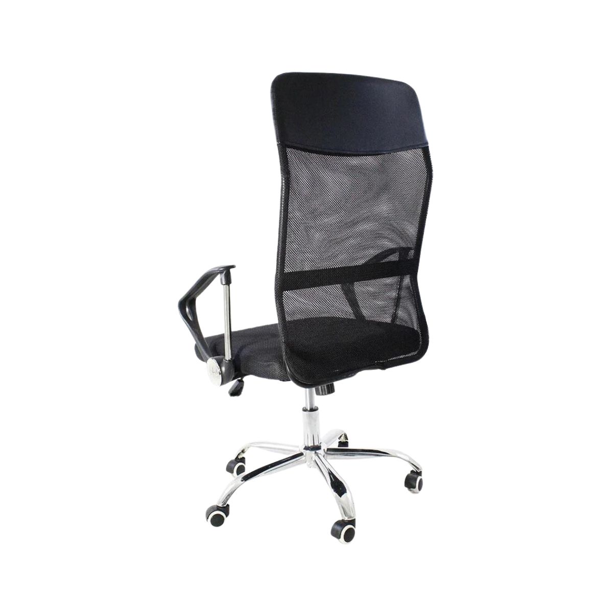 Kit 5 Cadeiras de Escritorio Nagano Tela Mesh Ergonômica - Preto