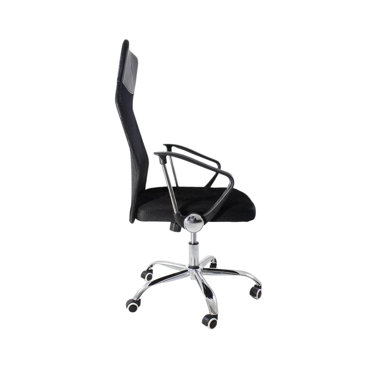Kit 5 Cadeiras de Escritorio Nagano Tela Mesh Ergonômica - Preto