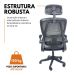 Kit 8 Cadeiras de Escritório Presidente Executiva Oficial Legacy Preto