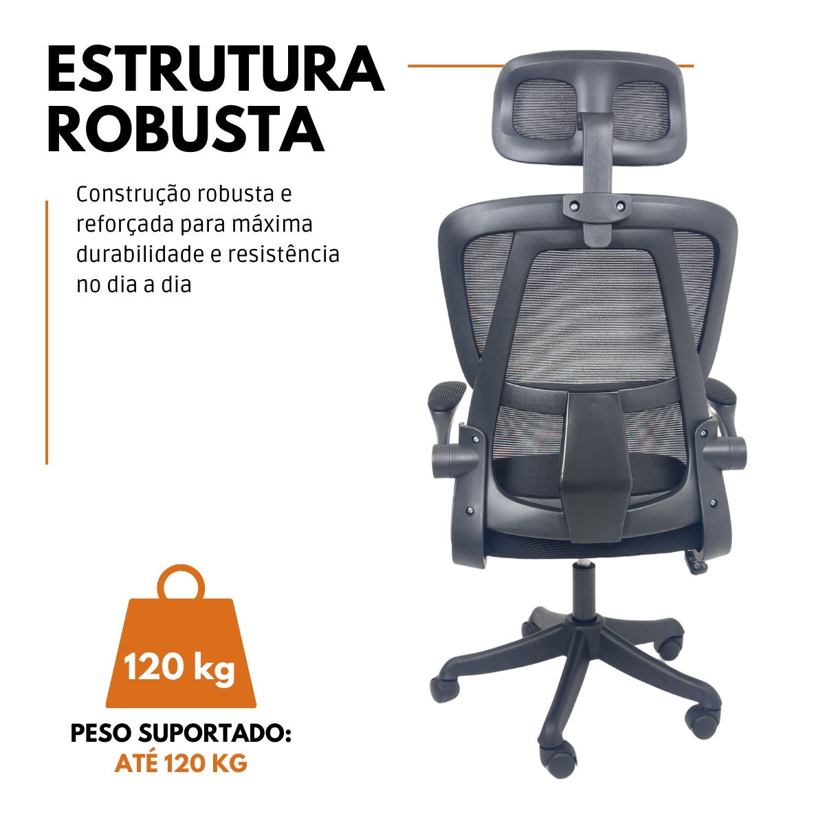 Kit 8 Cadeiras de Escritório Presidente Executiva Oficial Legacy Preto