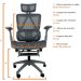 Kit 8 Cadeiras de Escritório Presidente Executiva Oficial Titan Cinza