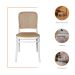 Kit 8 Cadeiras de Jantar Roma para Sala e Cozinha Branco