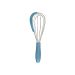 Batedor de Ovos com Raspador Oikos Azul Natural