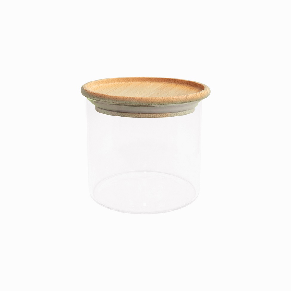 Pote de Vidro Empilhavél Oikos 500ml Natural