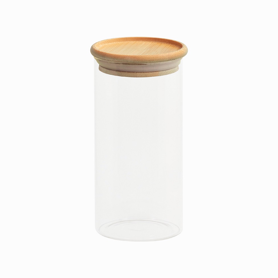 Pote de Vidro Empilhavél Oikos 800ml Natural