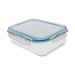 Pote de Vidro com Tampa Transparente Oikos 2,26L Natural