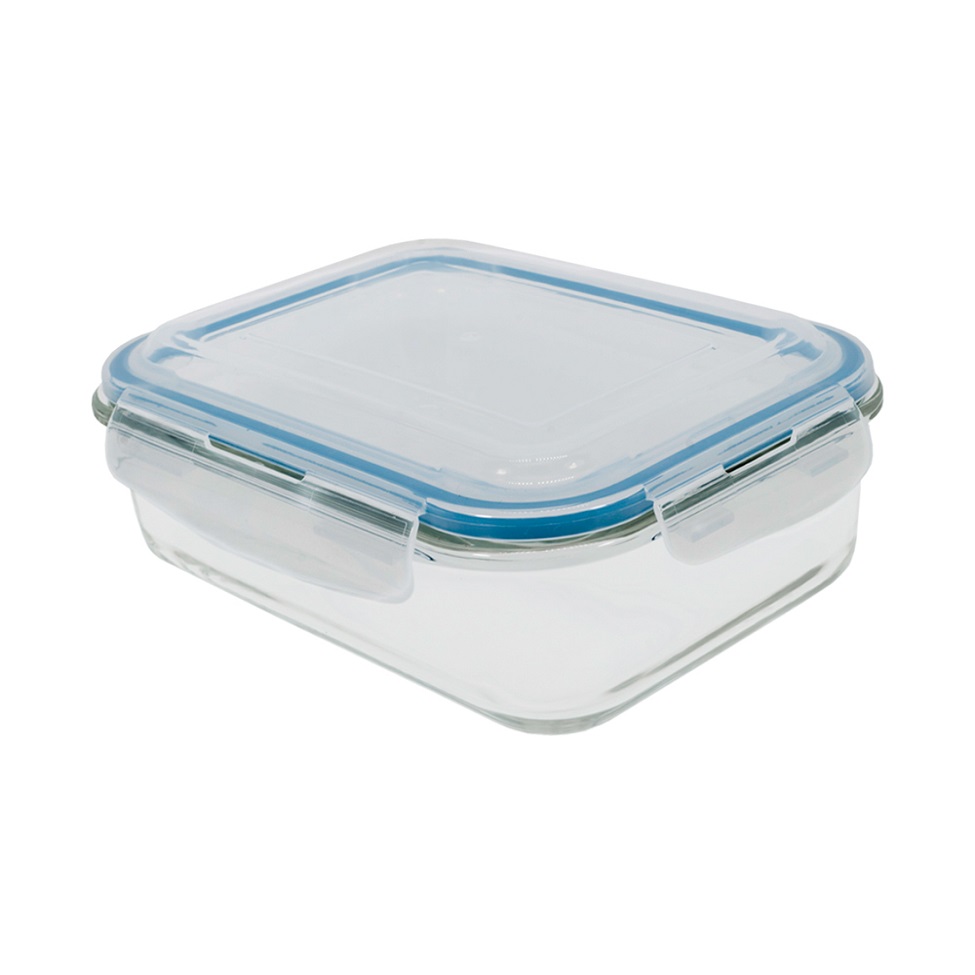 Pote de Vidro com Tampa Transparente Oikos 2,26L Natural
