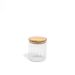 Pote de Vidro com Tampa de Bambu 500ml Oikos Natural