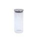 Pote de Vidro com Tampa de Inox Oikos 550ml Natural