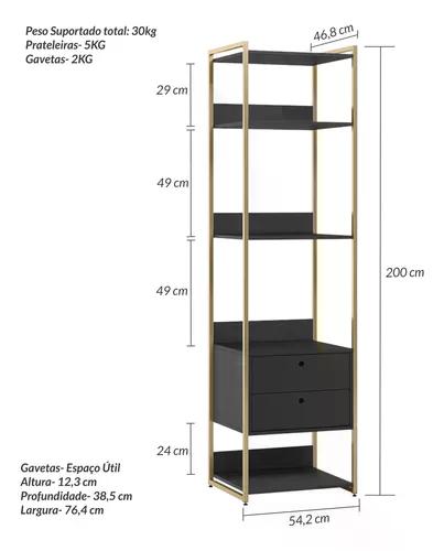 Closet Estante Industrial Modulo 03