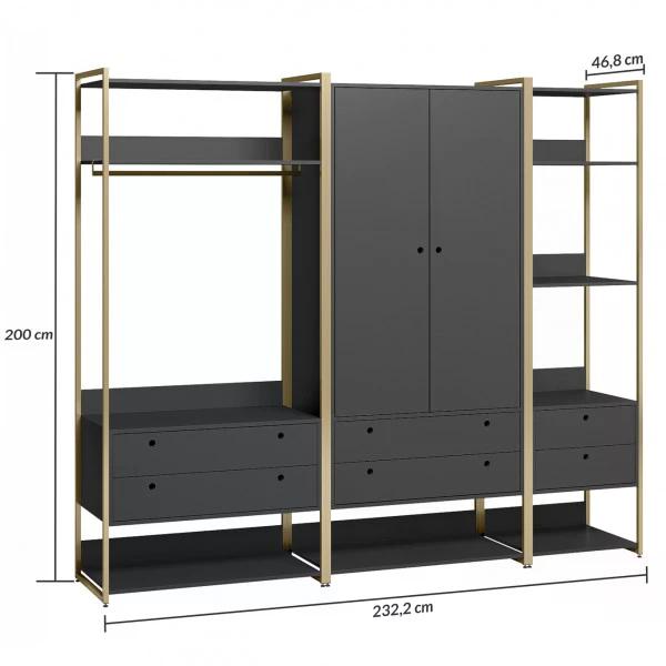 Closet Ind Olivar Conj Modulos 02 03 05 