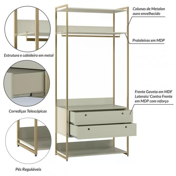 Closet Ind Olivar Conj Modulos 02 03 05