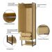 Closet Industrial Olivar Conjunto Modulos 01 02 03 04