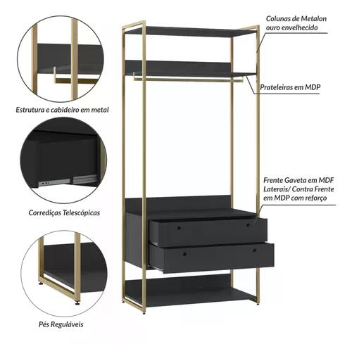 Closet Industrial Olivar Conjunto Modulos 01 02 03 04