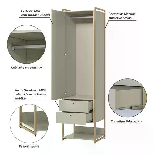 Closet Industrial Olivar Conjunto Modulos 04 03 02