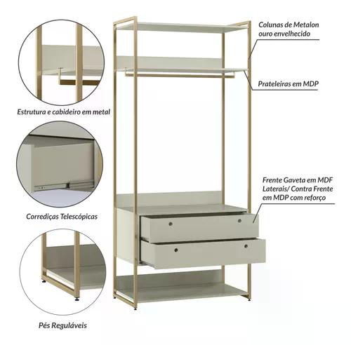 Closet Industrial Olivar Conjunto Modulos 04 03 02
