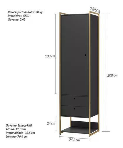 Closet Industrial Olivar Conjunto Modulos 04 03