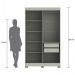 Guarda Roupa Dakota 4 Portas