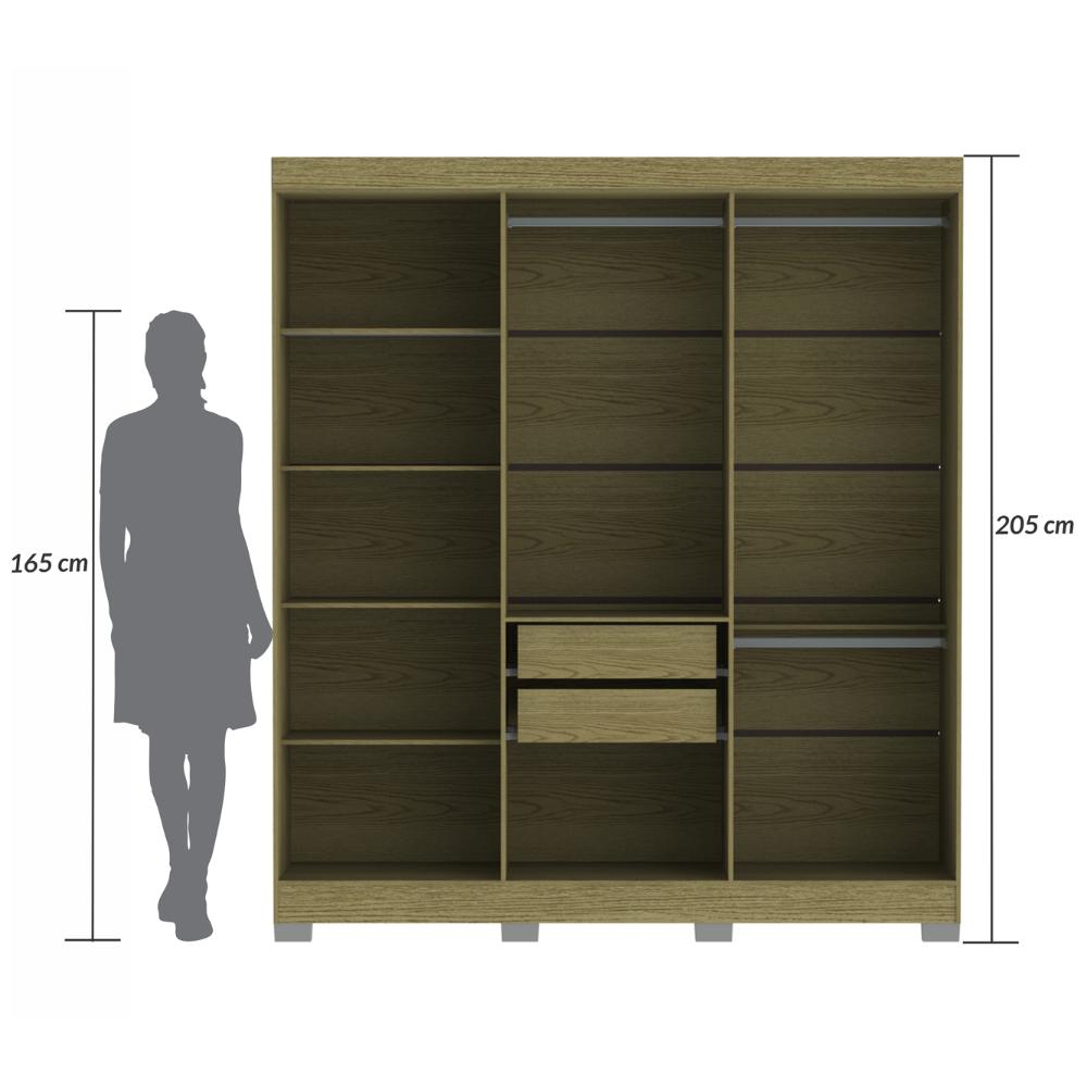 Guarda Roupa Dakota 6 Portas