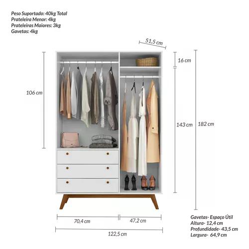 Guarda Roupa Retro Versalhes 20
