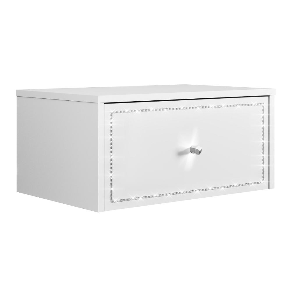 Mesa Cabeceira Suspensa Strass 