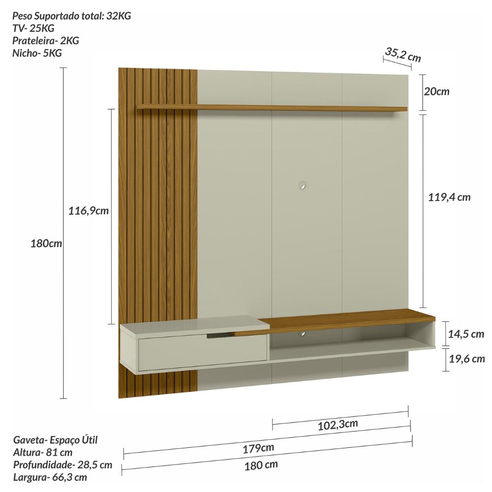 Painel Decor Ripado Frizz 
