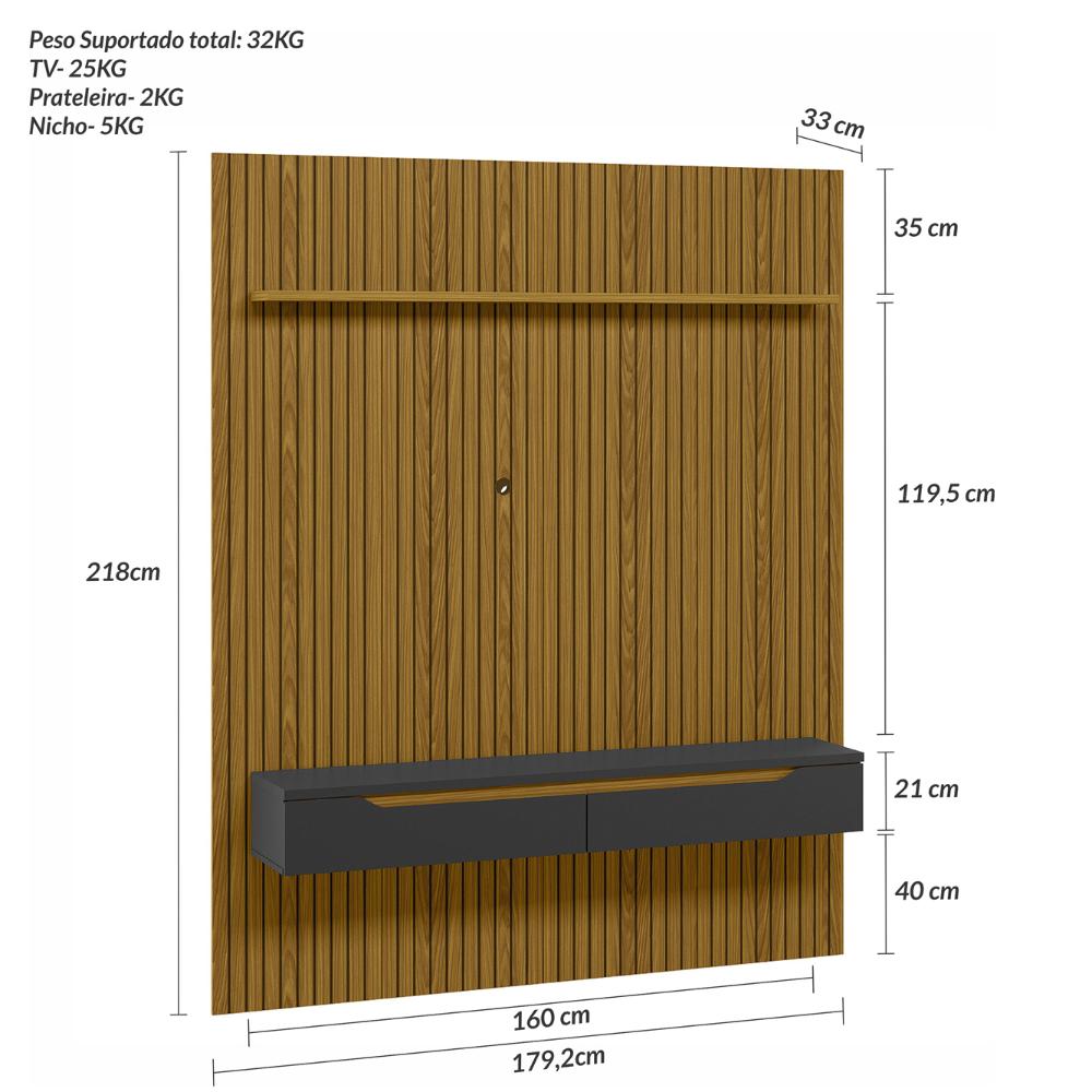 Painel Duetto Ripado Frizz