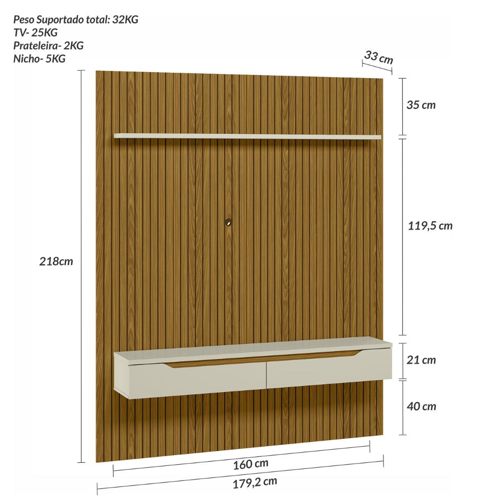 Painel Duetto Ripado Frizz