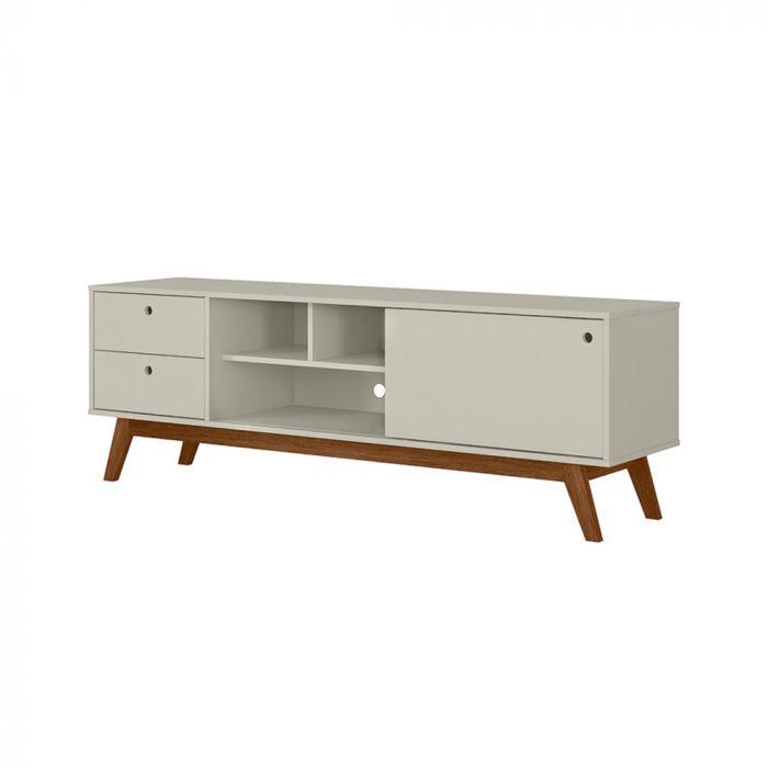 Rack Retrô Para Tv 60 Polegadas 2 Gavetas Lubeck 85