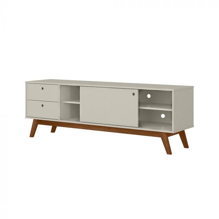 Rack Retrô Para Tv 60 Polegadas 2 Gavetas Lubeck 85