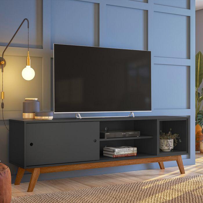 Rack Retrô Para Tv 60 Polegadas Malibu 50