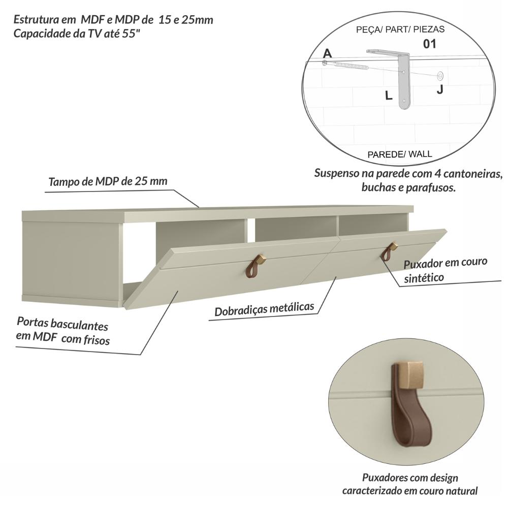 Rack Suspenso Line 1600 